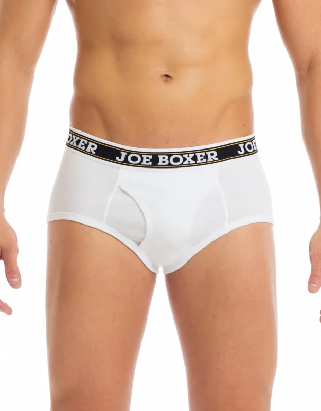 CLASSIC FIT – BRIEFS | 6-PACK WHITE made by Joe Boxer