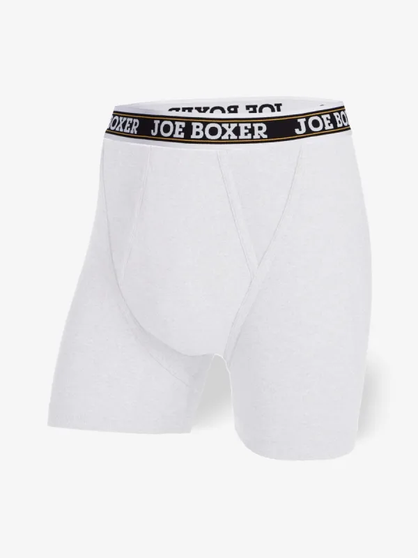 CLASSIC FIT COTTON – FITTED BOXER BRIEFS | 2-PACK WHITE sold by Joe Boxer