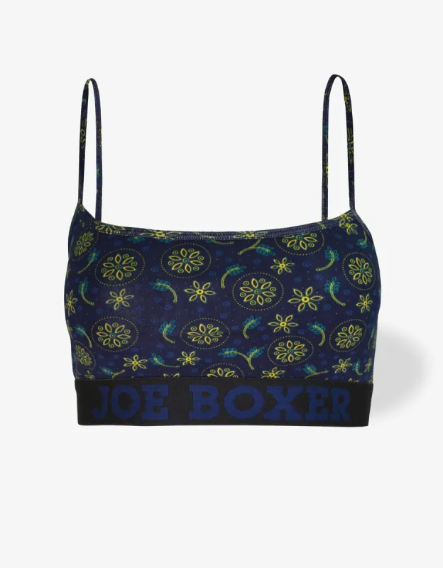 BRALETTE | MIDNIGHT PAISELY sold by Joe Boxer