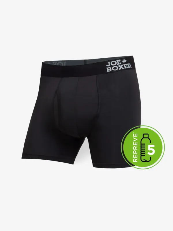 BOXER BRIEF WITH REPREVE® | BLACK sold by Joe Boxer
