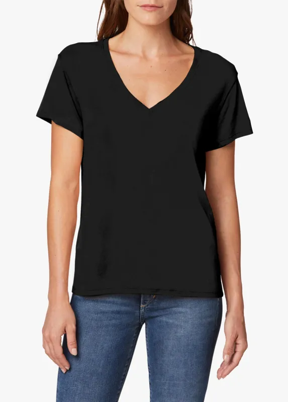 THE RAINE DEEP V-NECK TEE sold by Joe's Jeans