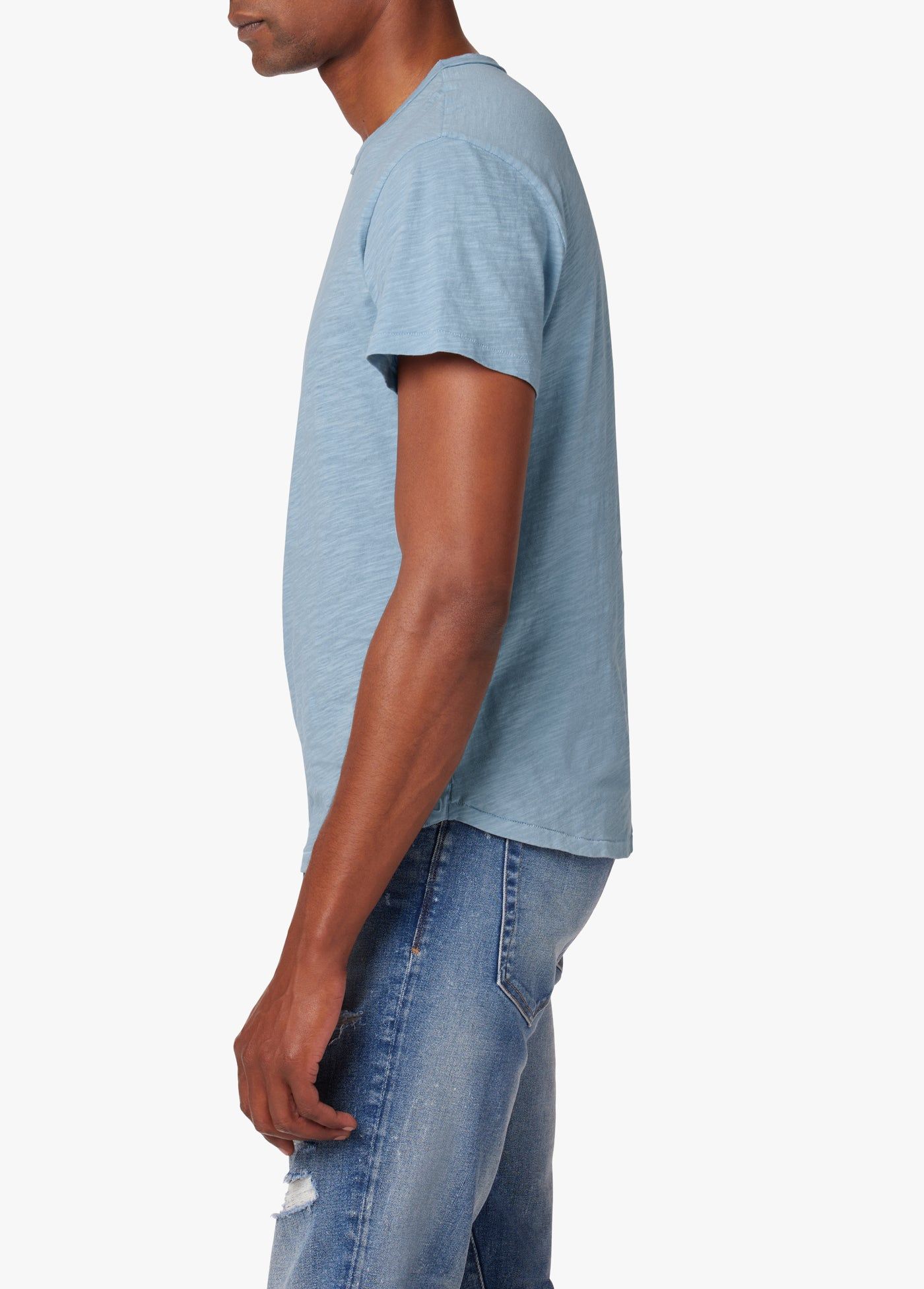 ESSENTIAL CURVED HEM SLUB TEE sold by Joe's Jeans product image thumbnail 2