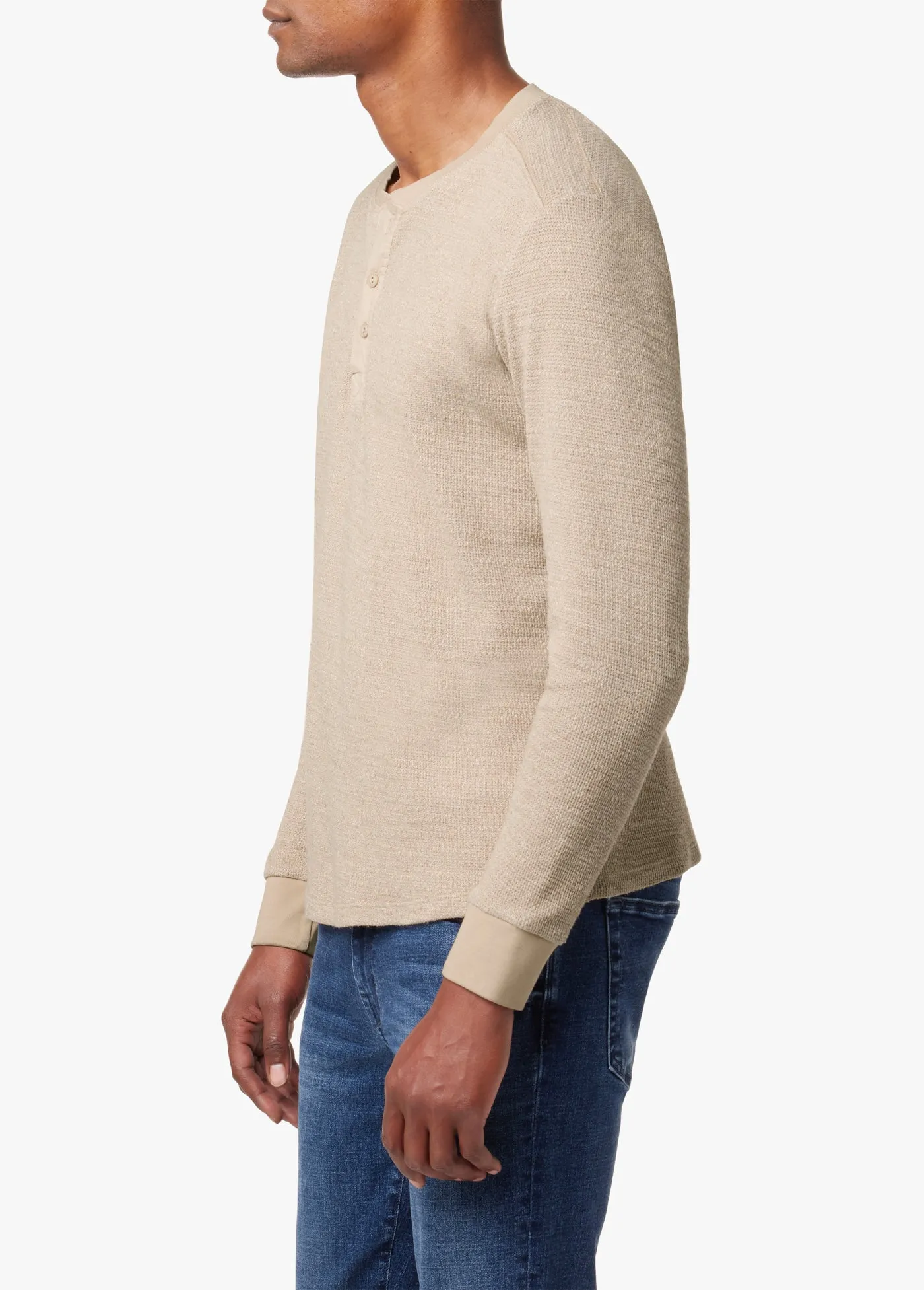 TATE WAFFLE HENLEY sold by Joe's Jeans product image thumbnail 2