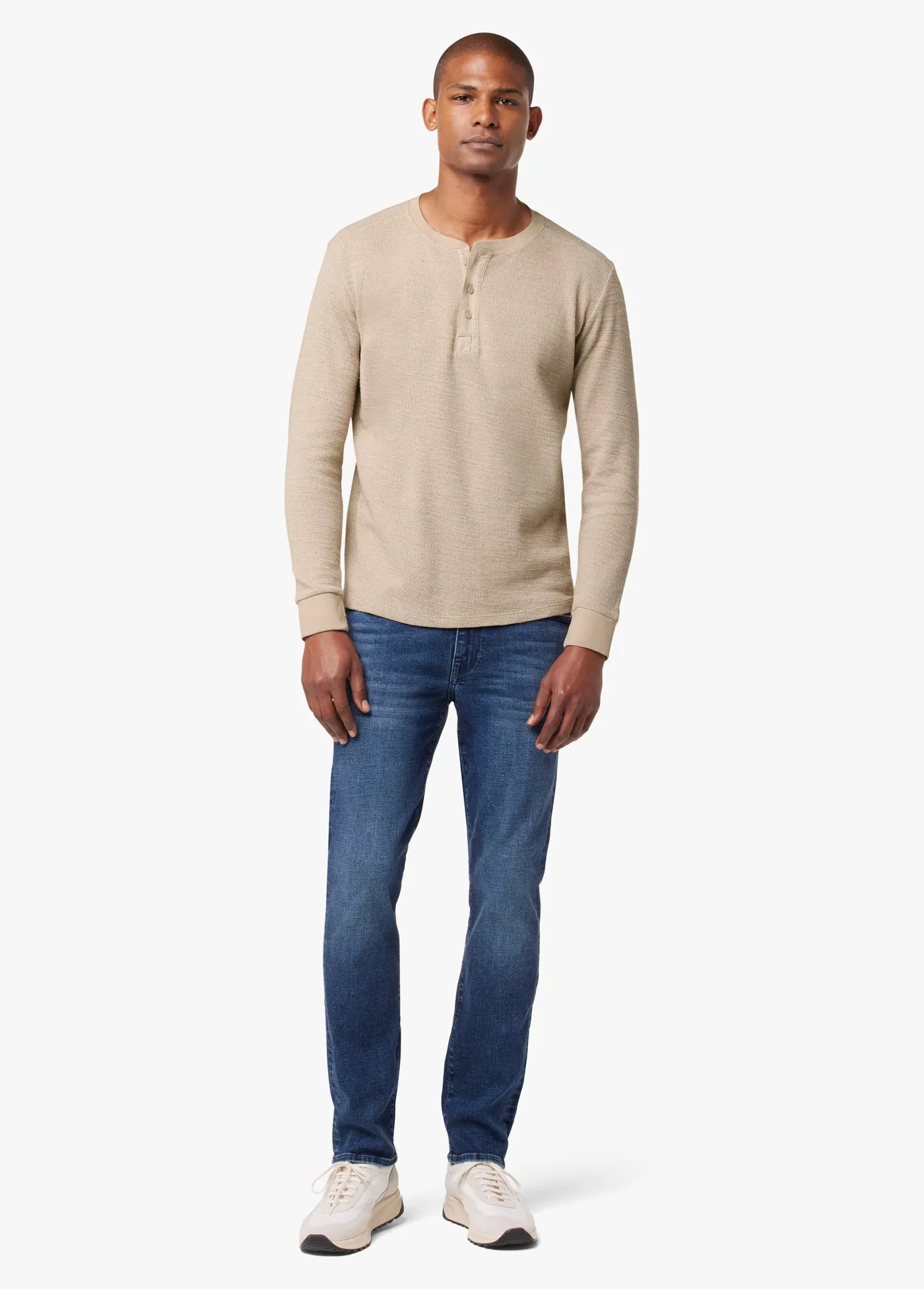 TATE WAFFLE HENLEY sold by Joe's Jeans product image thumbnail 5