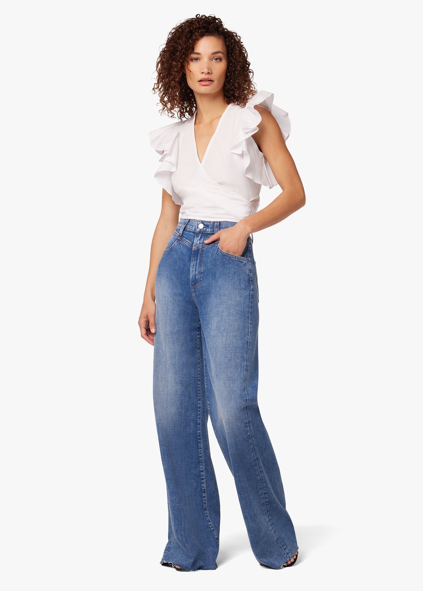 THE RUBY WRAP BLOUSE sold by Joe's Jeans product image thumbnail 6