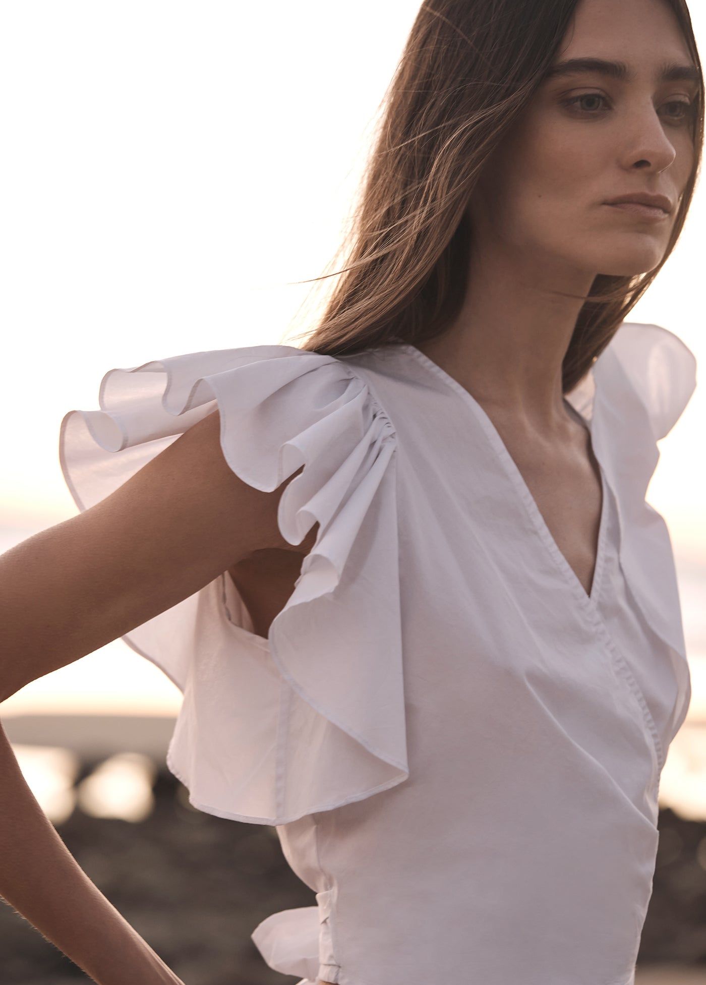 THE RUBY WRAP BLOUSE sold by Joe's Jeans product image thumbnail 9