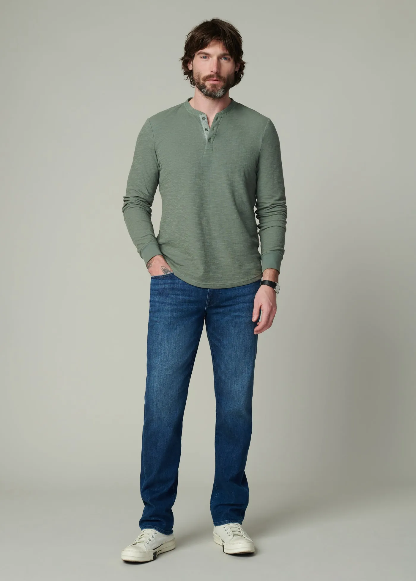 DWIGHT DOUBLE FACE HENLEY sold by Joe's Jeans product image thumbnail 5