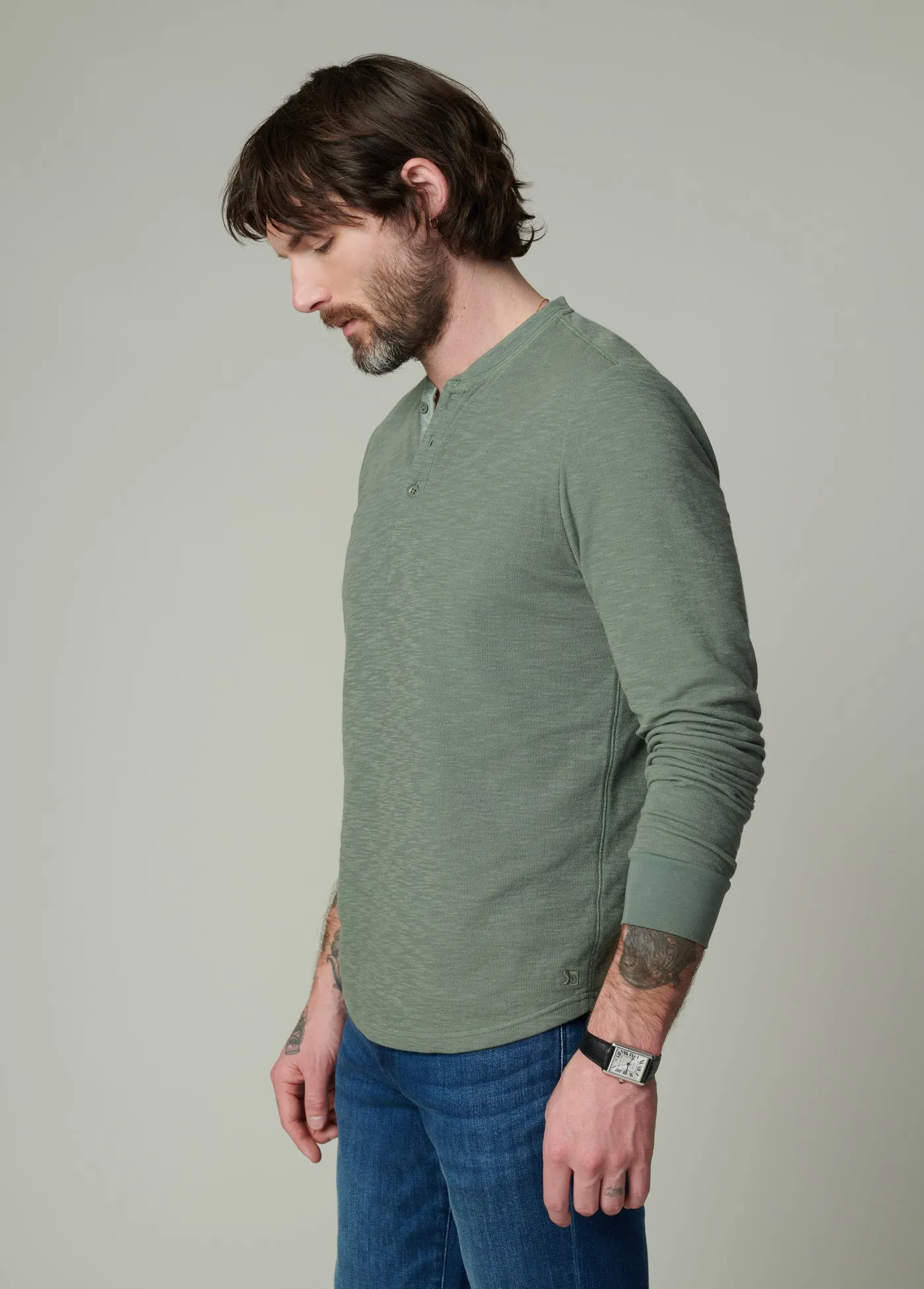 DWIGHT DOUBLE FACE HENLEY sold by Joe's Jeans product image thumbnail 2