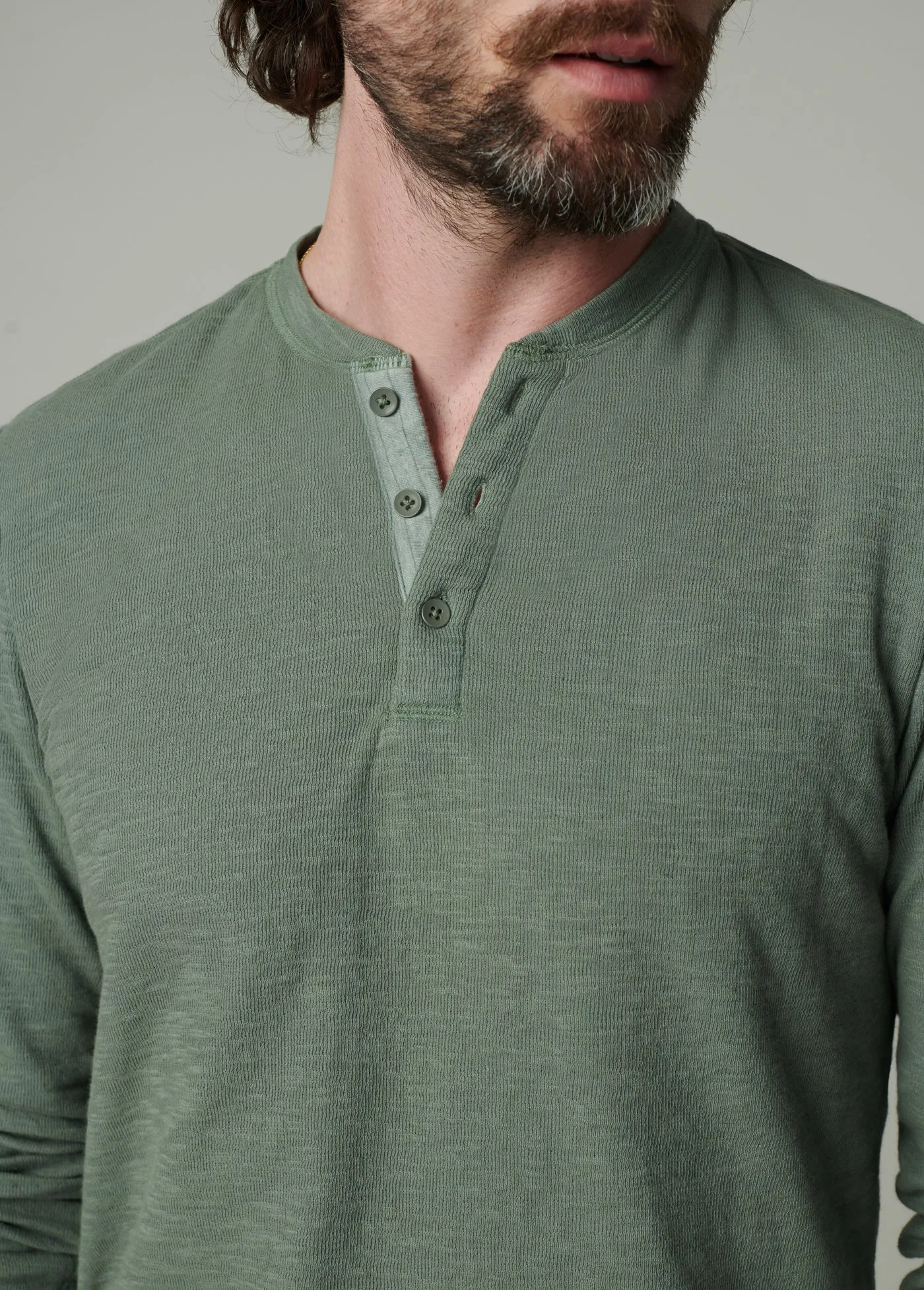 DWIGHT DOUBLE FACE HENLEY sold by Joe's Jeans product image thumbnail 4