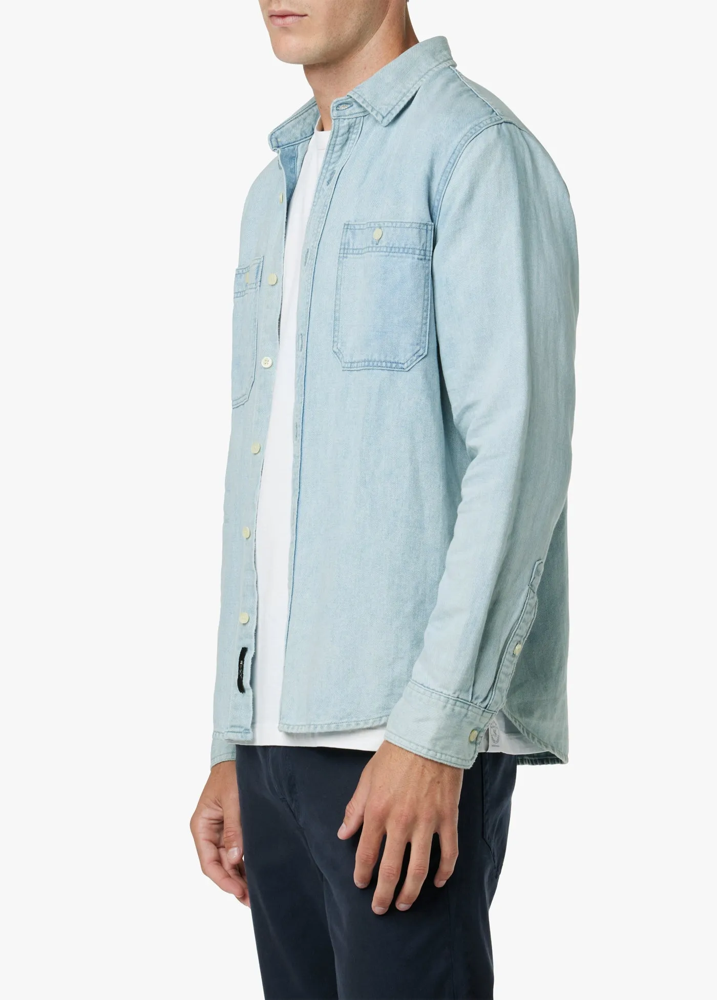 LOU INDIGO LINEN SHIRT sold by Joe's Jeans product image thumbnail 2