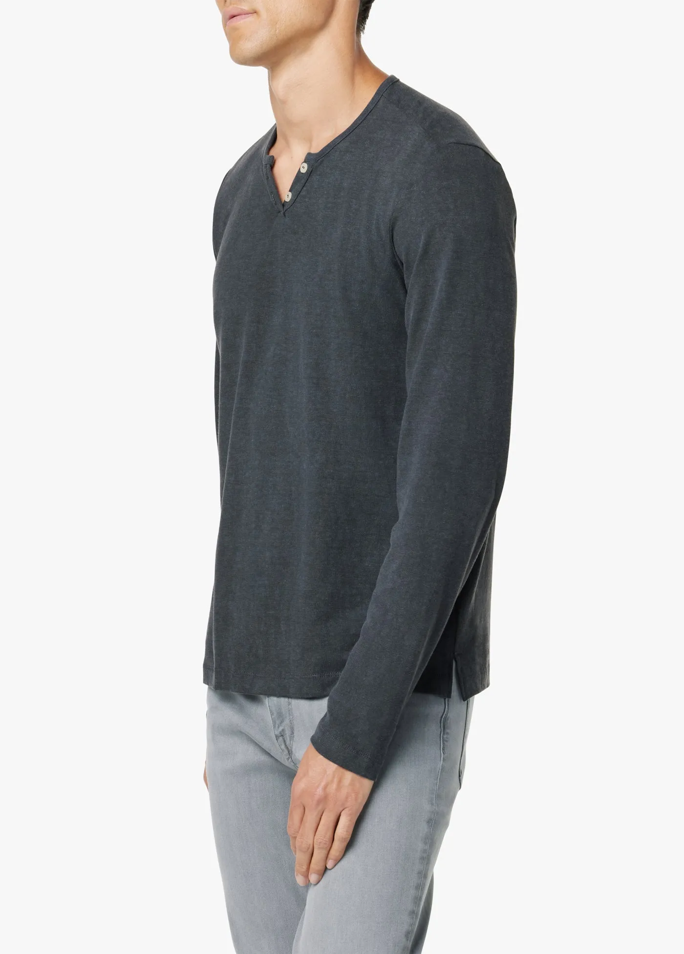 WINTZ L/S HEMP HENLEY sold by Joe's Jeans product image thumbnail 2