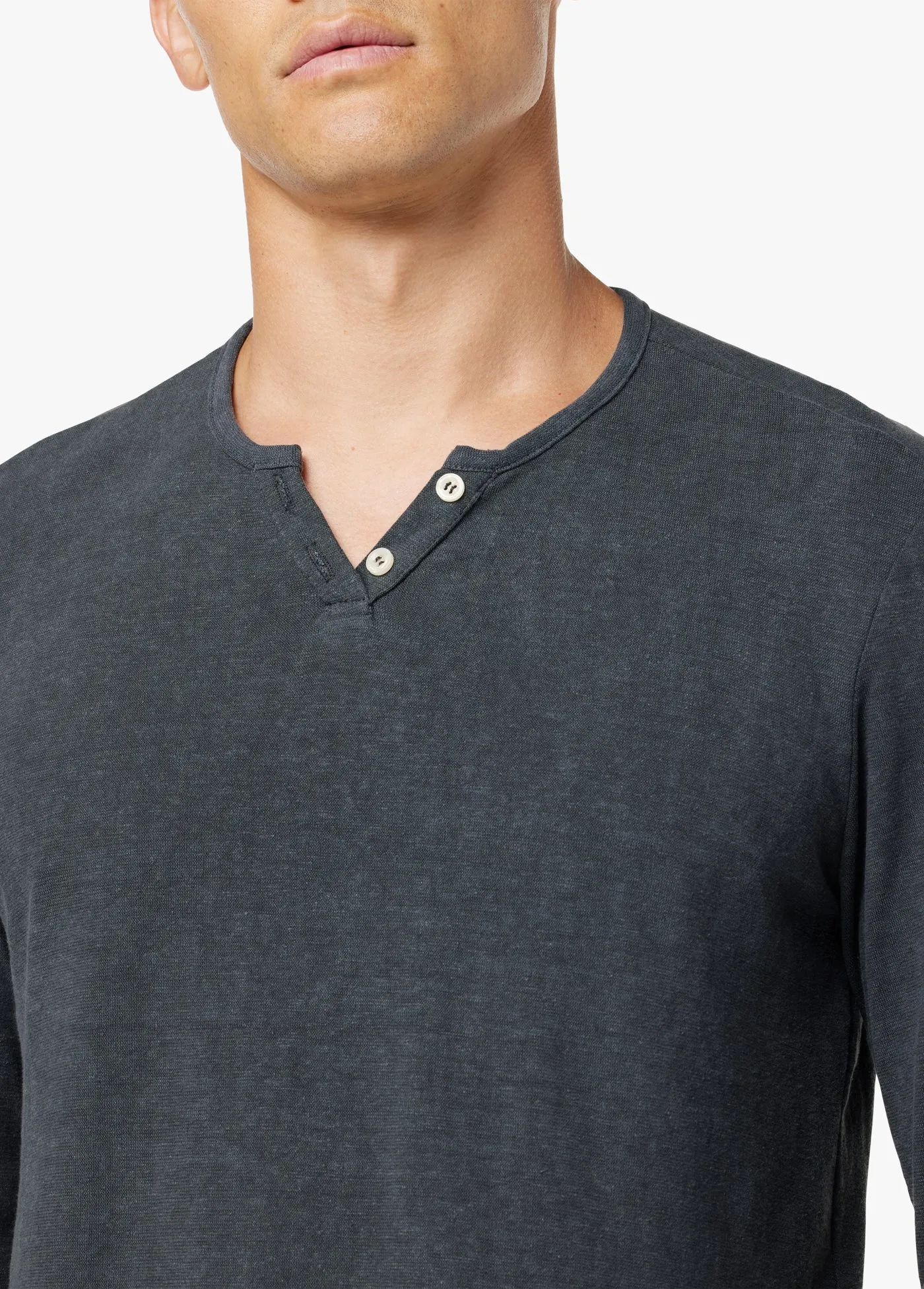 WINTZ L/S HEMP HENLEY sold by Joe's Jeans product image thumbnail 4