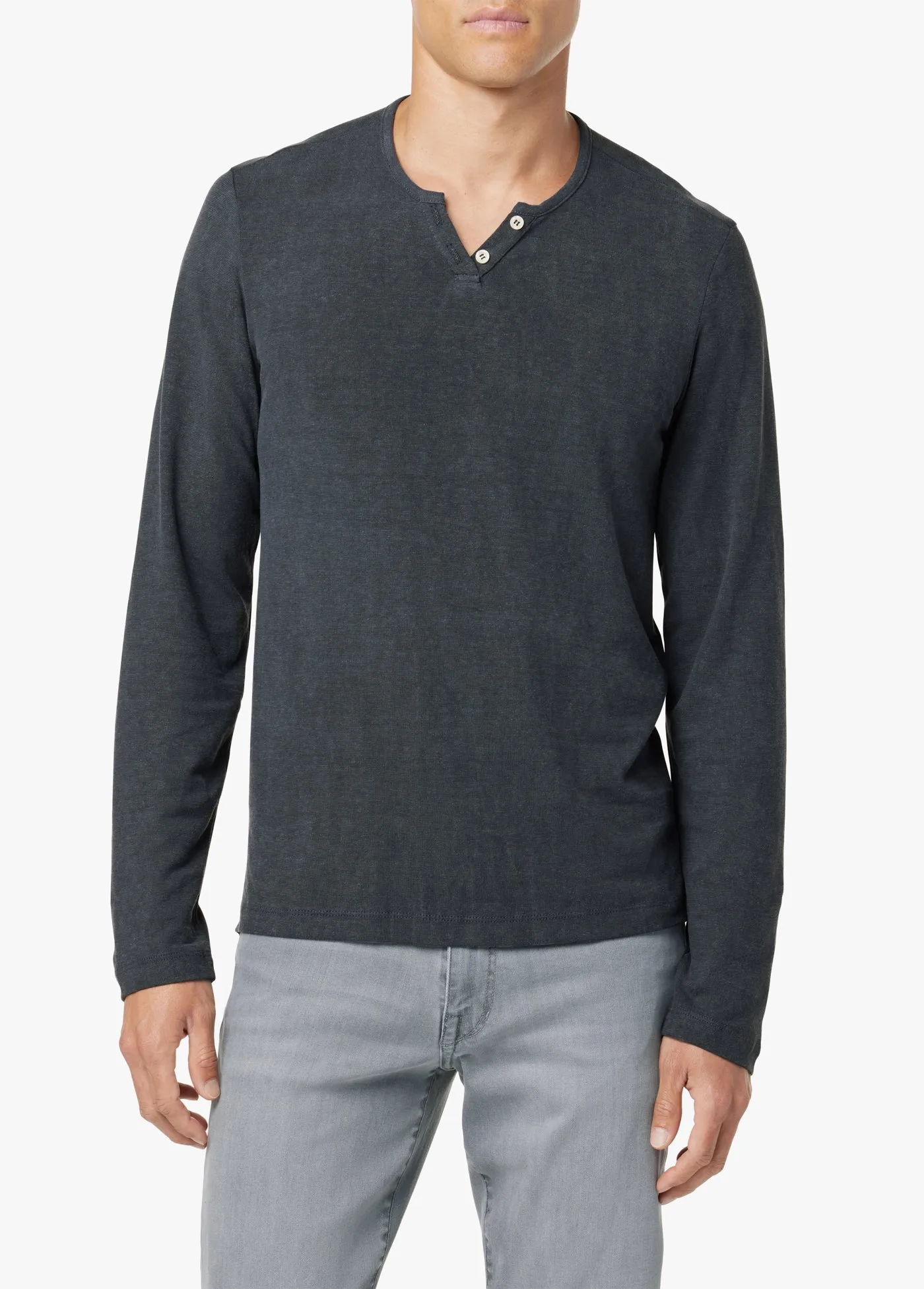 WINTZ L/S HEMP HENLEY sold by Joe's Jeans