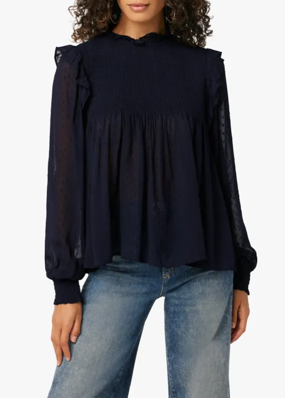THE HARMONY SMOCKED BLOUSE sold by Joe's Jeans