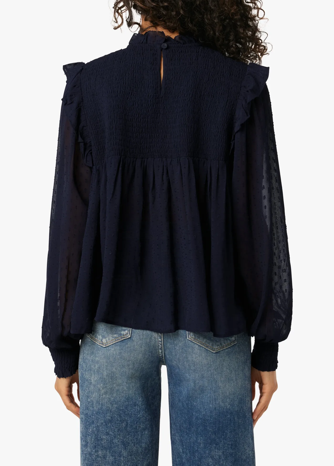 THE HARMONY SMOCKED BLOUSE sold by Joe's Jeans product image thumbnail 2