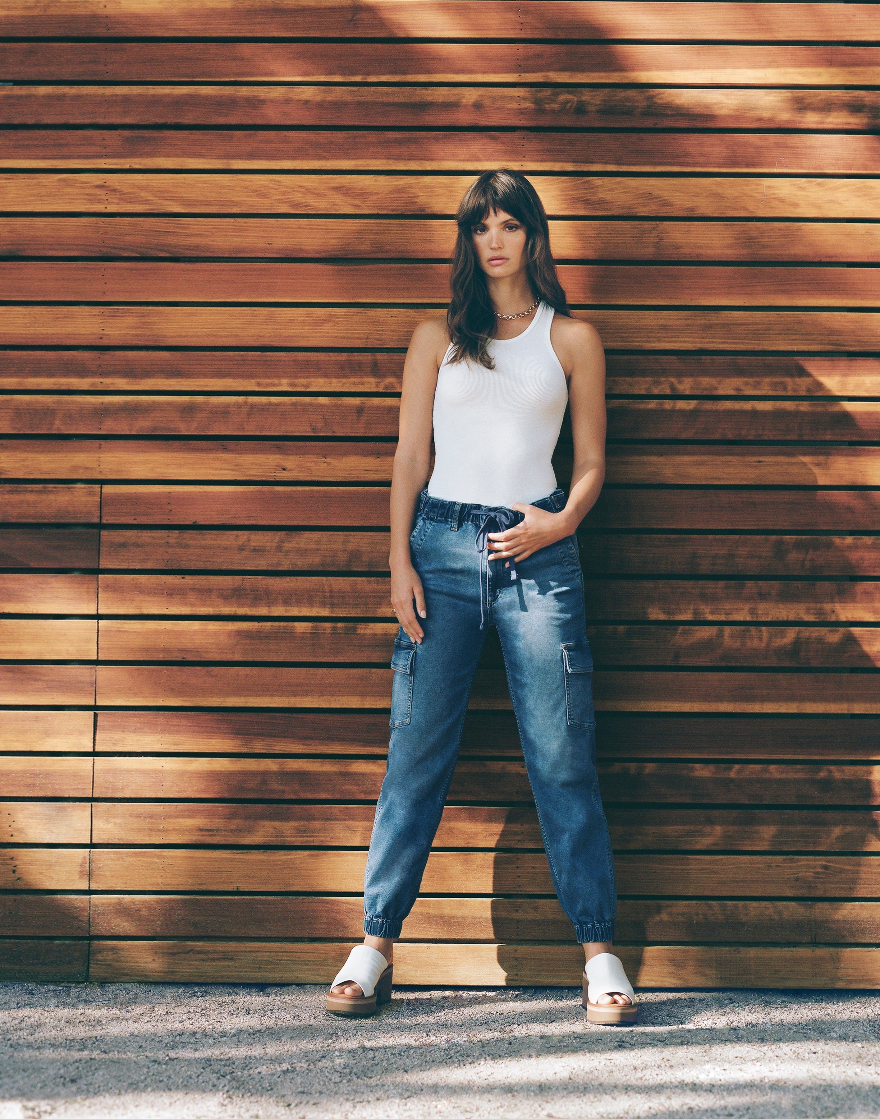 LOLLY RIB TANK sold by Joe's Jeans product image thumbnail 5