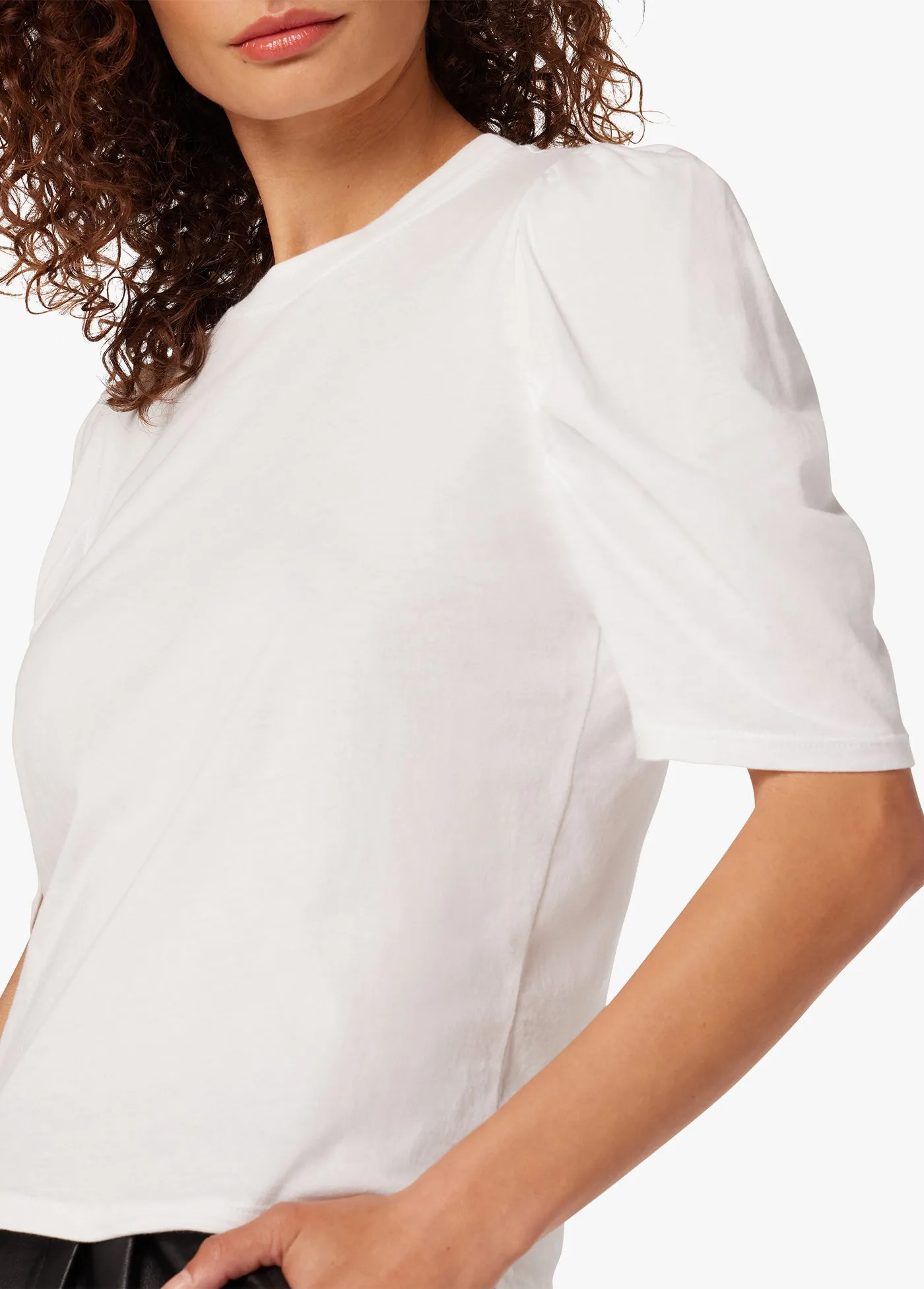 OLIVIA PUFF SLEEVE TEE sold by Joe's Jeans product image thumbnail 4