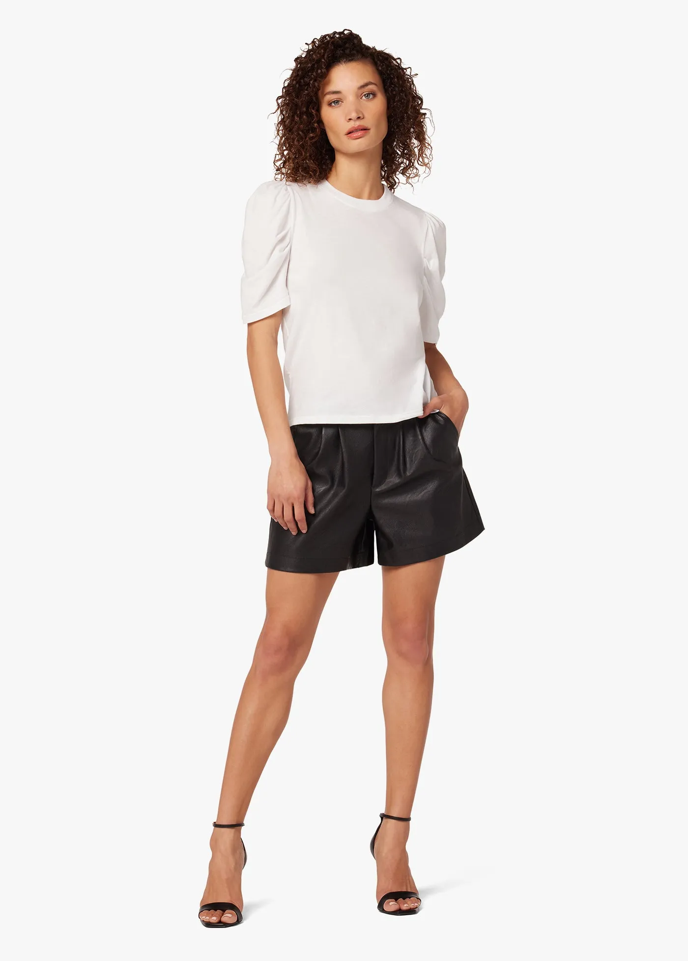 OLIVIA PUFF SLEEVE TEE sold by Joe's Jeans product image thumbnail 5