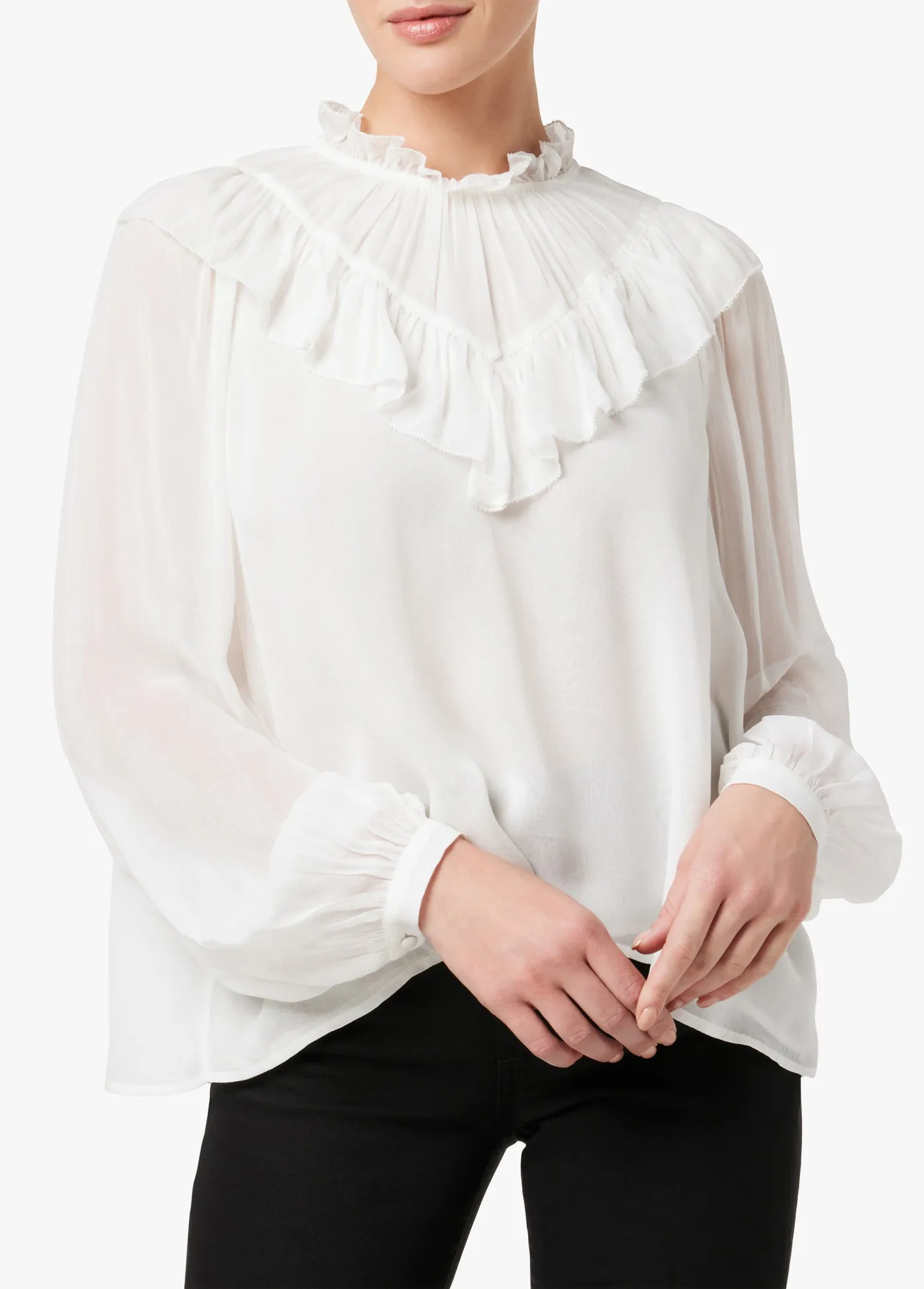 BAILEY RUFFLE BLOUSE sold by Joe's Jeans