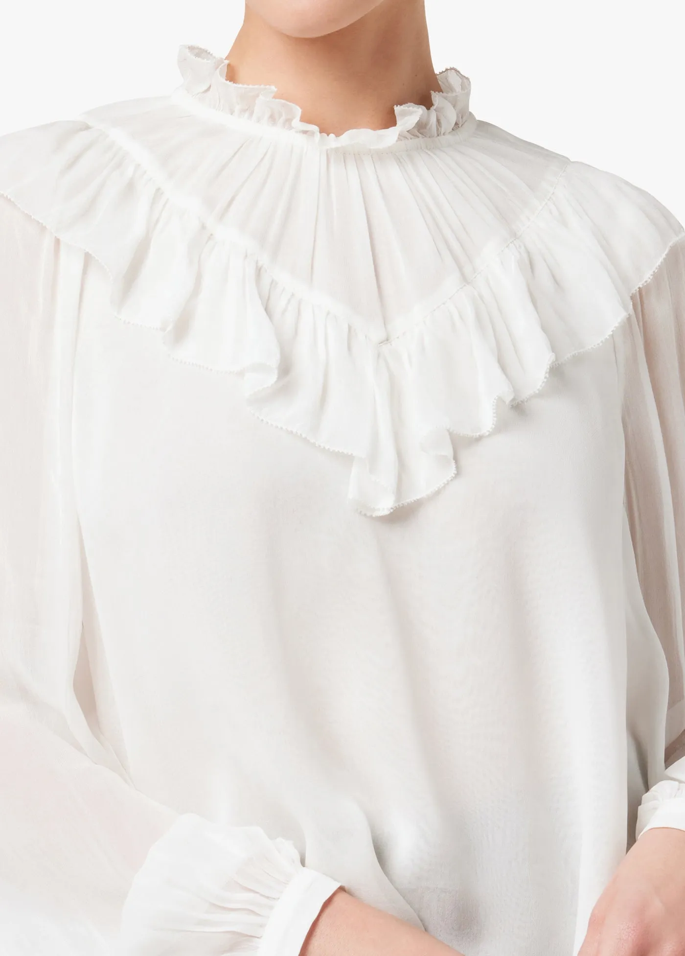 BAILEY RUFFLE BLOUSE sold by Joe's Jeans product image thumbnail 4