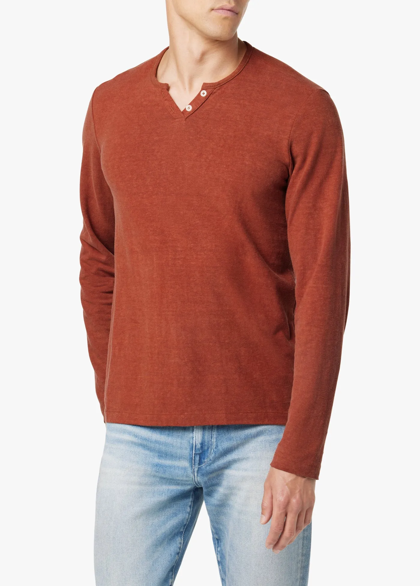 WINTZ L/S HEMP HENLEY sold by Joe's Jeans