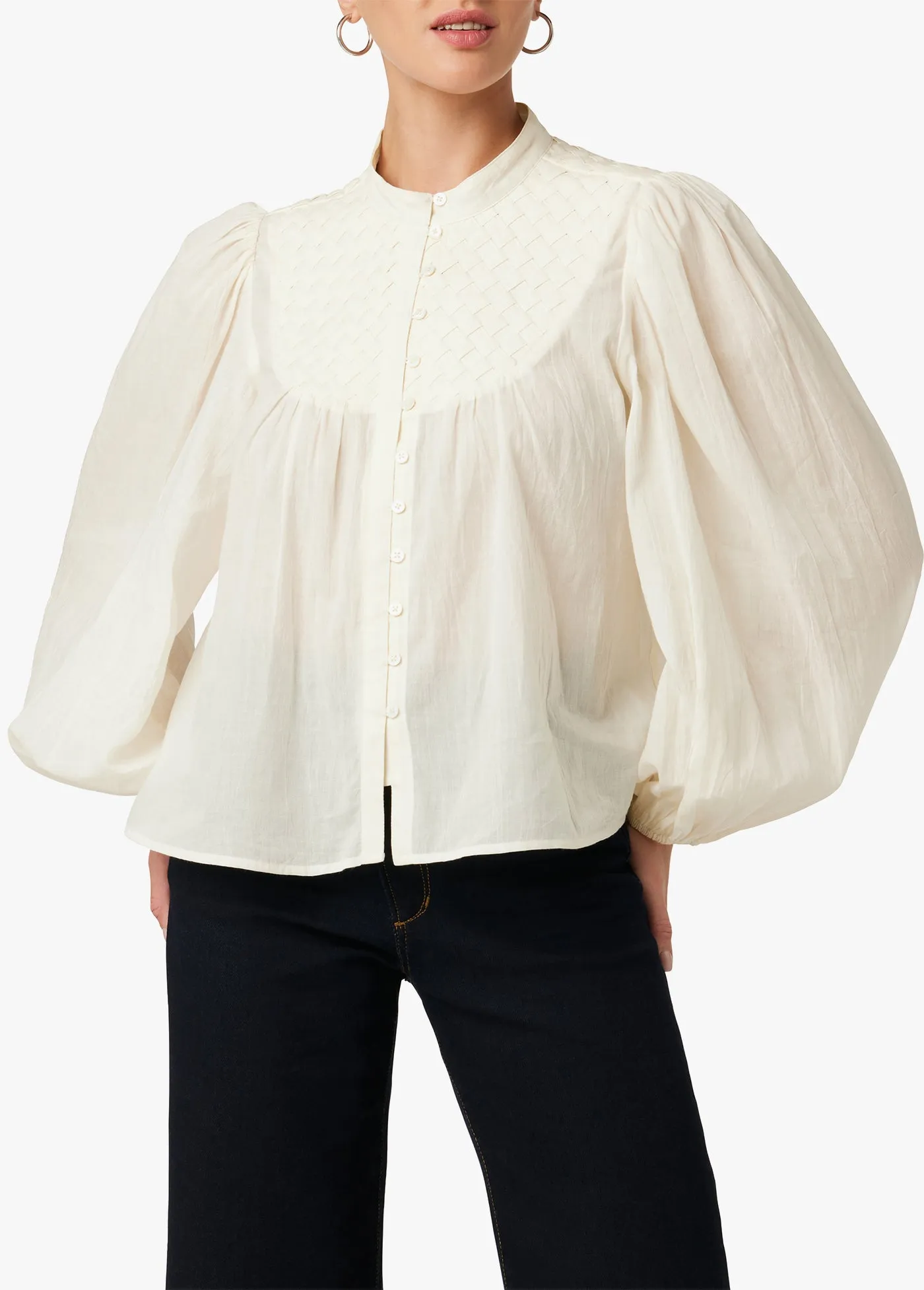 IRINA VOILE BLOUSE sold by Joe's Jeans product image thumbnail 4