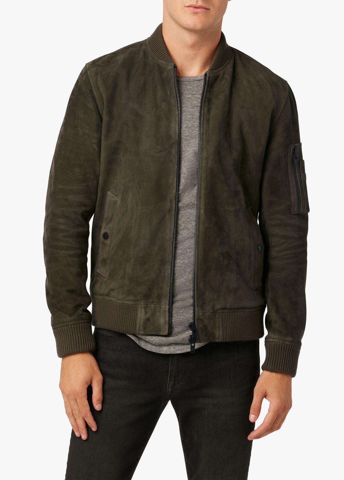 DANTE SUEDE BOMBER sold by Joe's Jeans