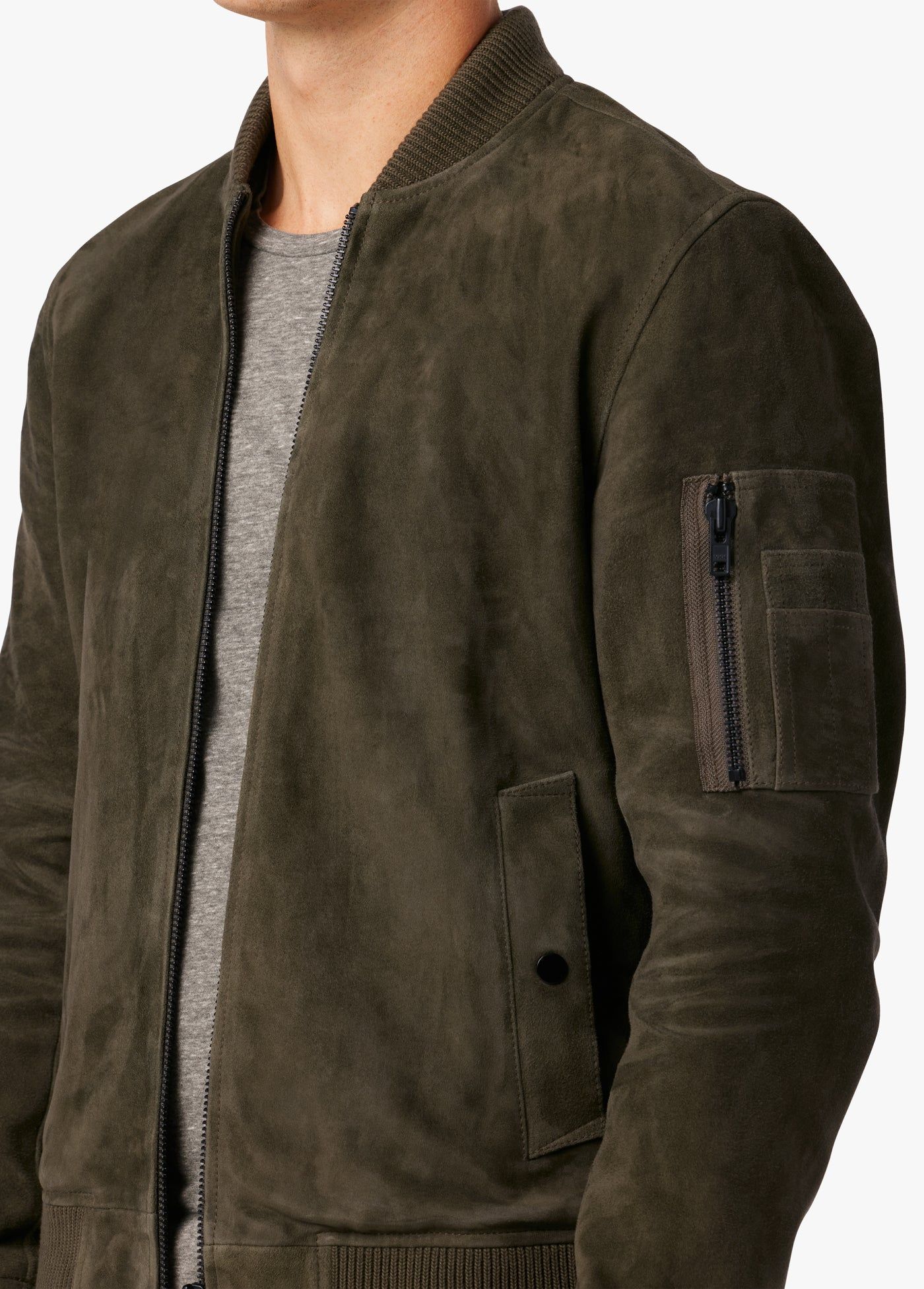 DANTE SUEDE BOMBER sold by Joe's Jeans product image thumbnail 4