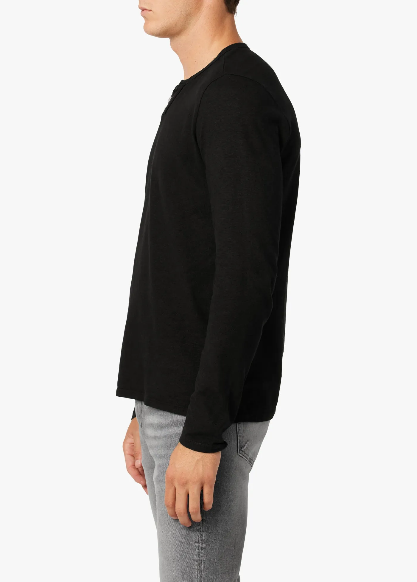 WINTZ L/S HEMP HENLEY sold by Joe's Jeans product image thumbnail 2