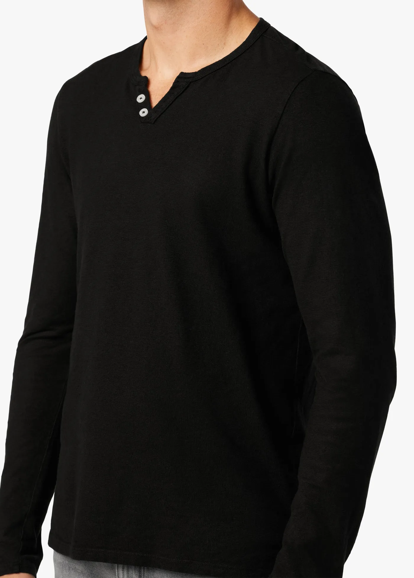 WINTZ L/S HEMP HENLEY sold by Joe's Jeans product image thumbnail 4