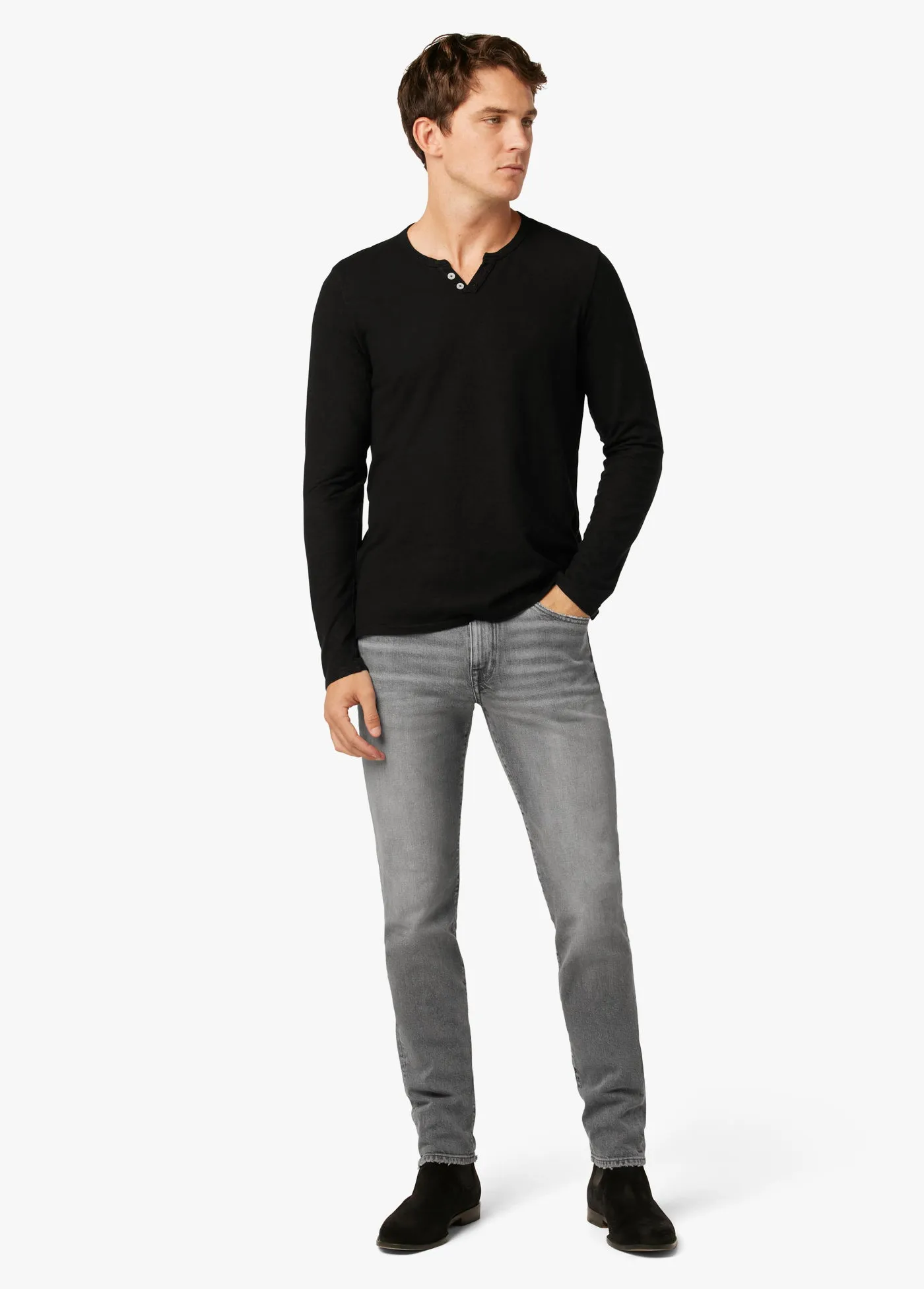 WINTZ L/S HEMP HENLEY sold by Joe's Jeans product image thumbnail 5