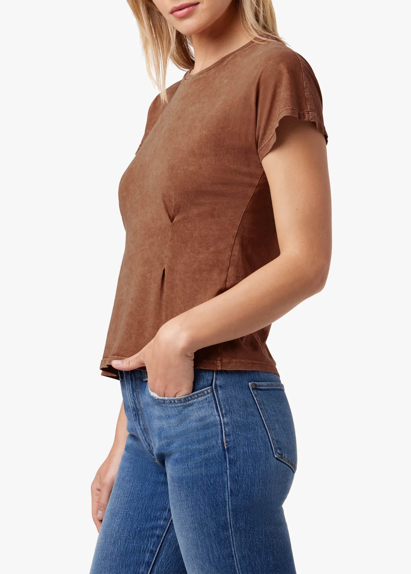 RORY TUCKED TEE sold by Joe's Jeans product image thumbnail 2