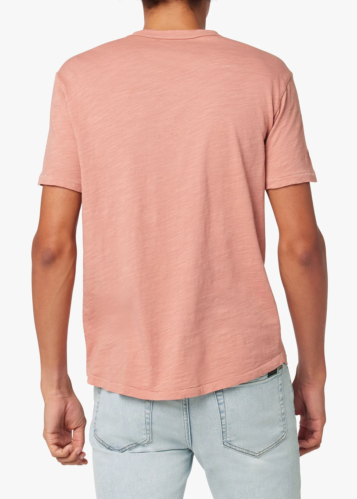 ESSENTIAL CURVED HEM SLUB TEE sold by Joe's Jeans product image thumbnail 3