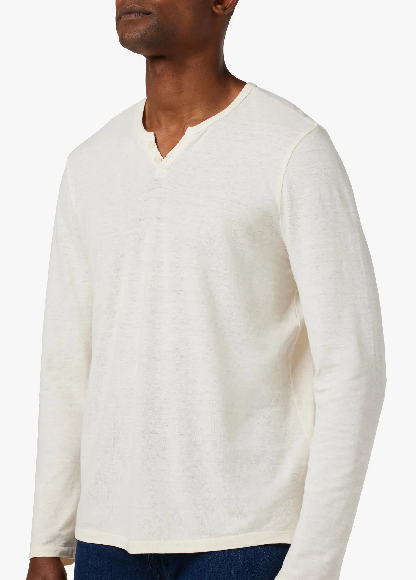WINTZ L/S HEMP HENLEY sold by Joe's Jeans product image thumbnail 4