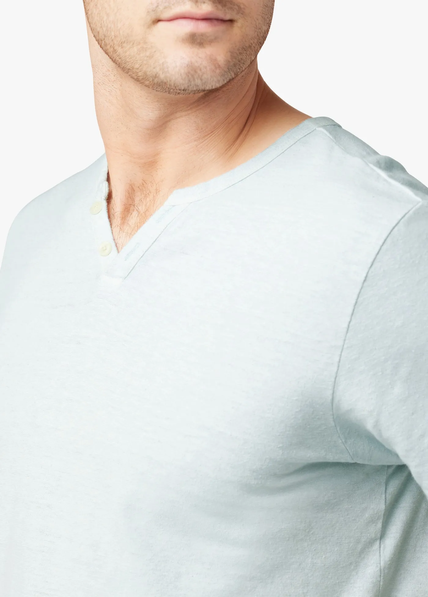 WINTZ S/S HEMP HENLEY sold by Joe's Jeans product image thumbnail 4