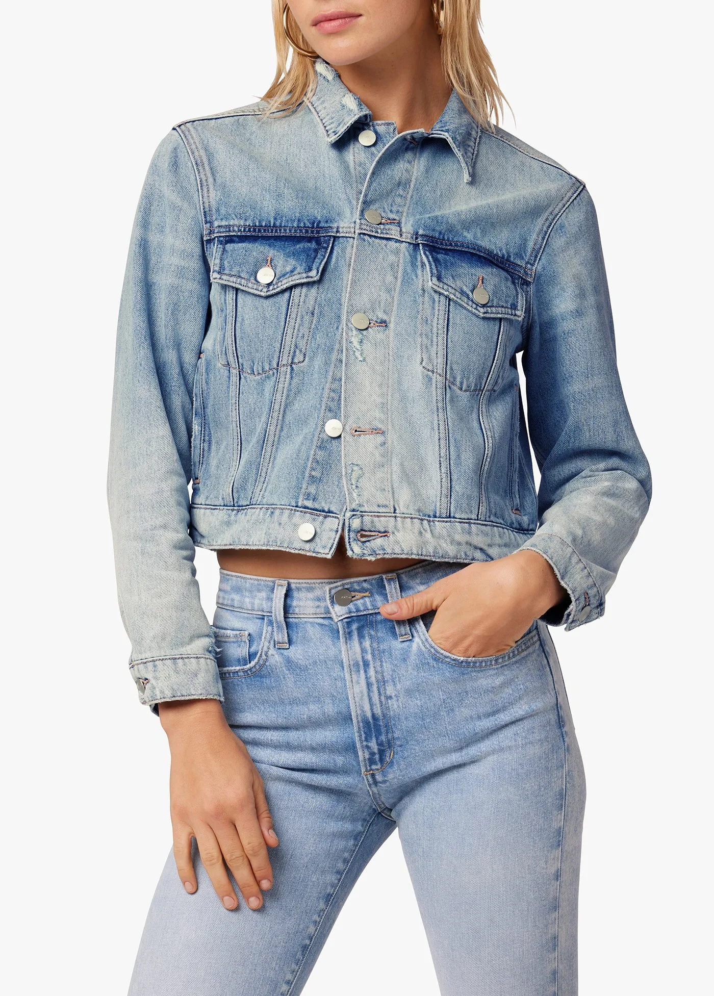 THE JOEY SHRUNKEN DENIM JACKET sold by Joe's Jeans