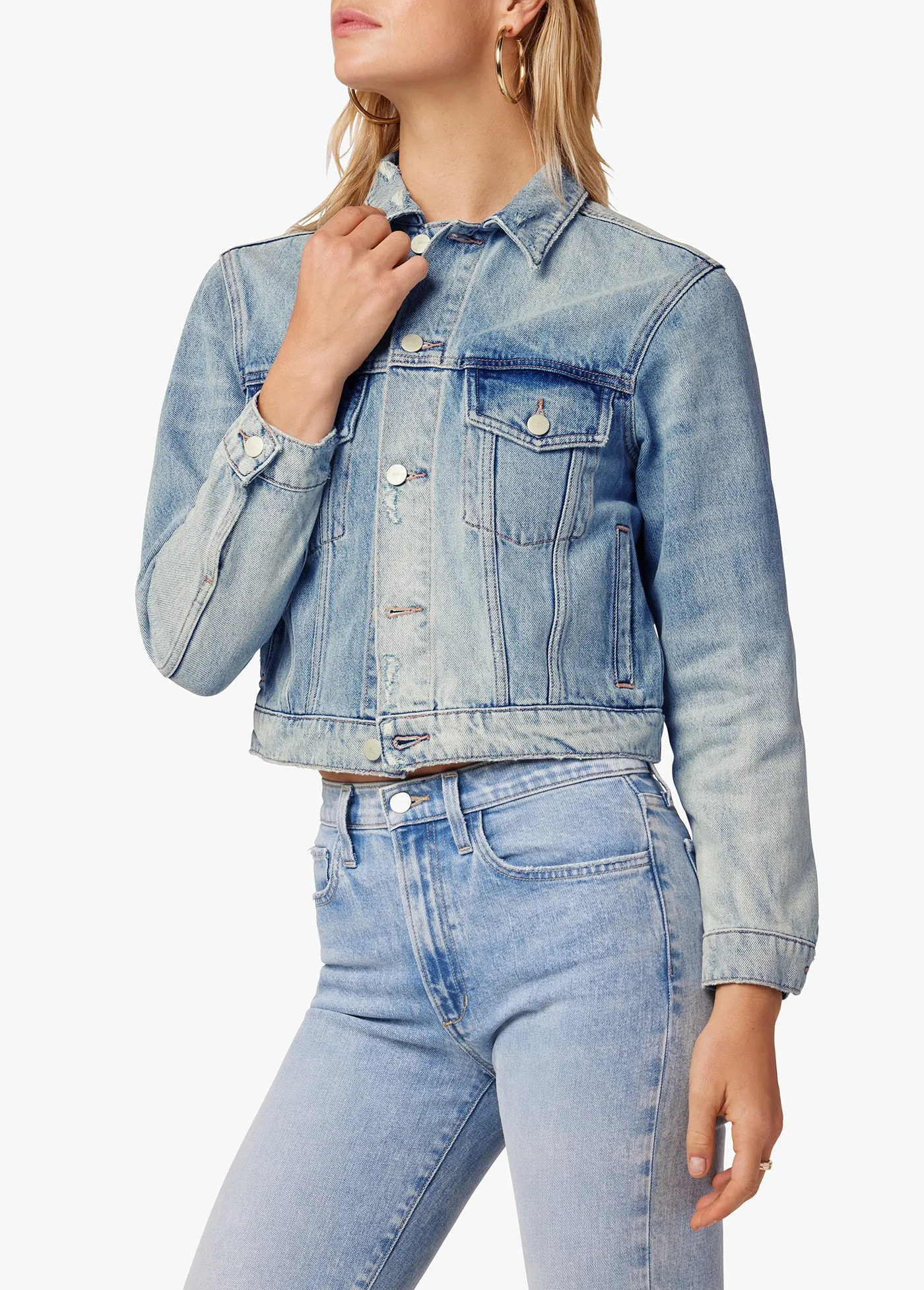 THE JOEY SHRUNKEN DENIM JACKET sold by Joe's Jeans product image thumbnail 2