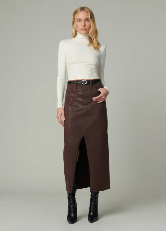 THE EVA COATED MAXI SKIRT sold by Joe's Jeans