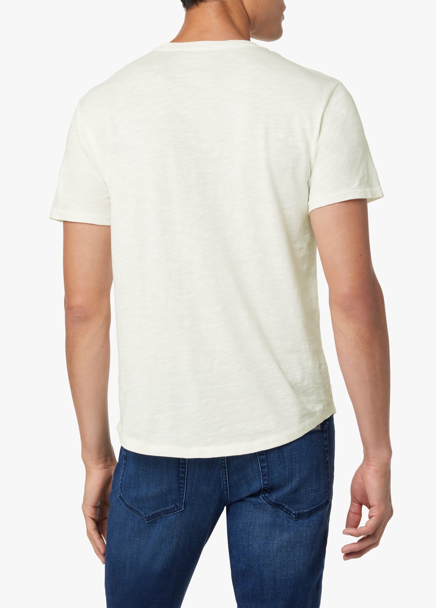ESSENTIAL CURVED HEM SLUB TEE sold by Joe's Jeans product image thumbnail 3