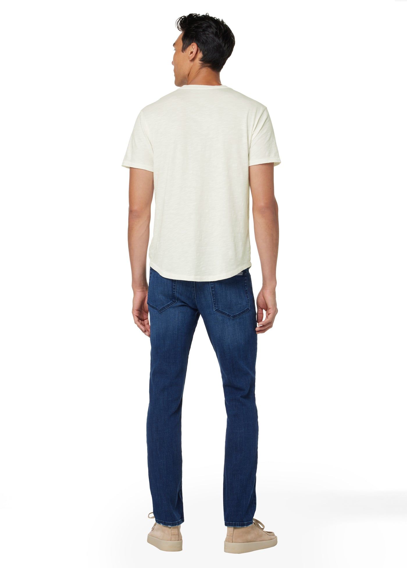 ESSENTIAL CURVED HEM SLUB TEE sold by Joe's Jeans product image thumbnail 6