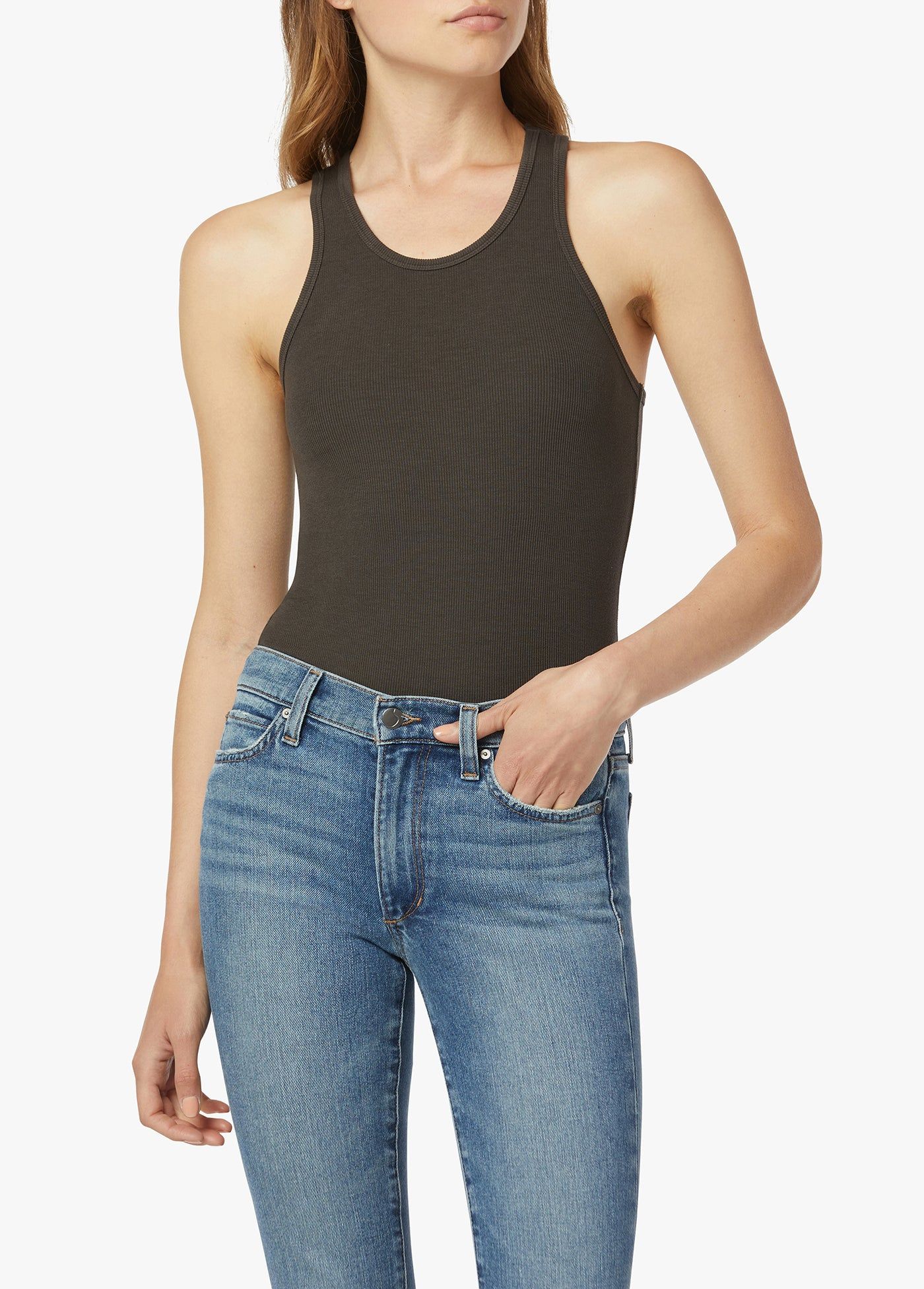 LOLLY RIB TANK sold by Joe's Jeans