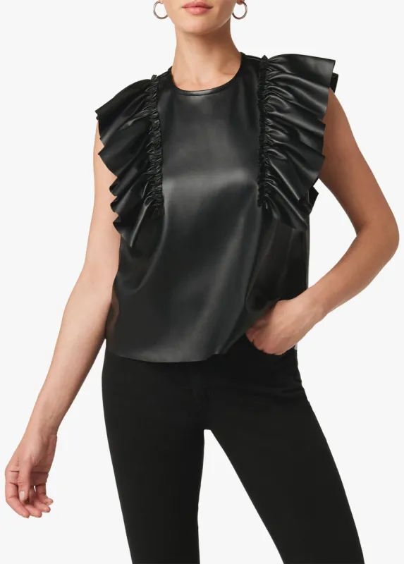 MARGOT RUFFLE SLEEVELESS TOP sold by Joe's Jeans
