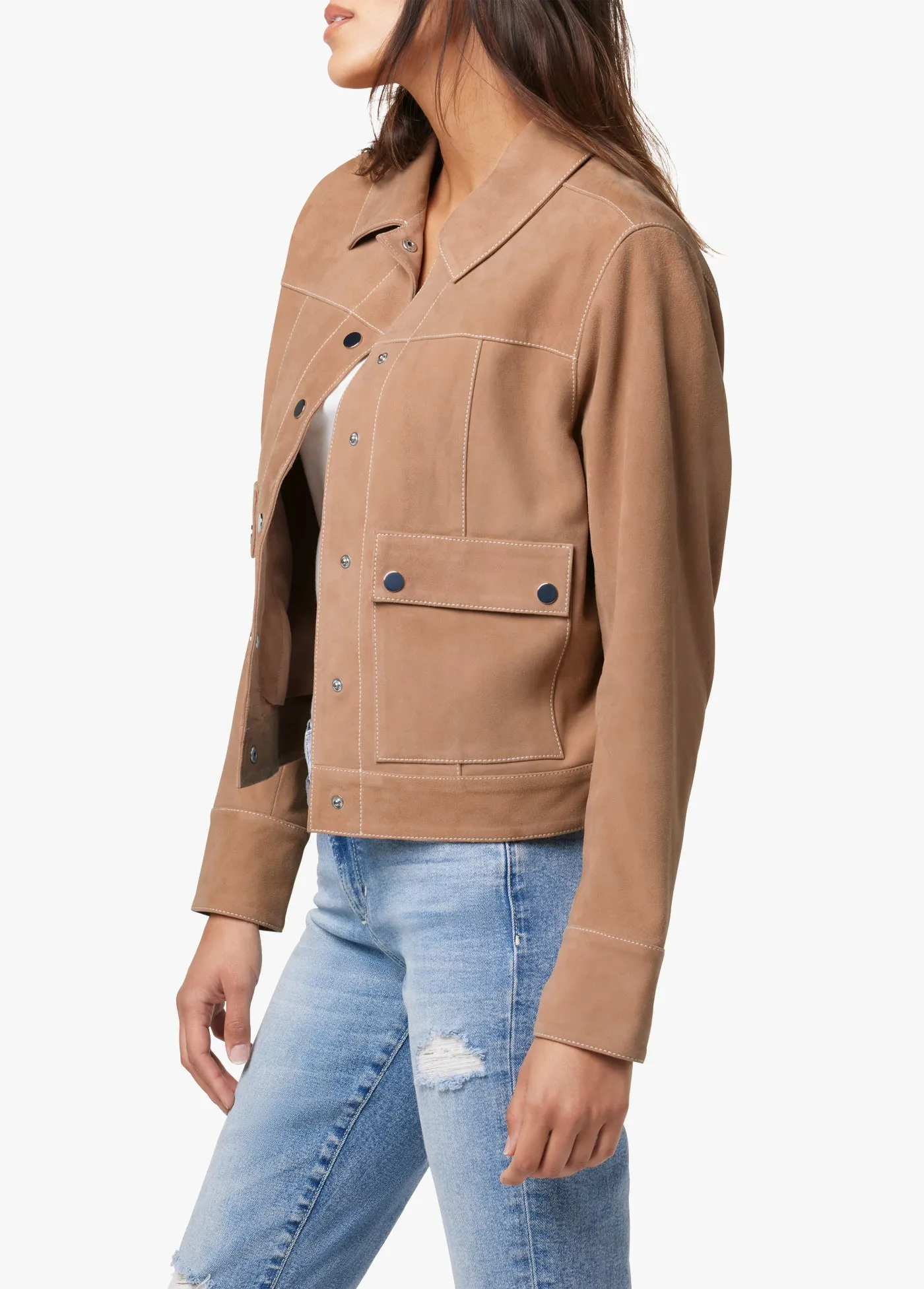 THE ROONEY SUEDE JACKET sold by Joe's Jeans product image thumbnail 2