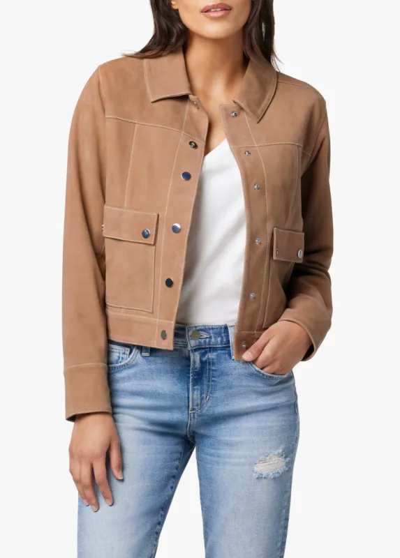 THE ROONEY SUEDE JACKET sold by Joe's Jeans