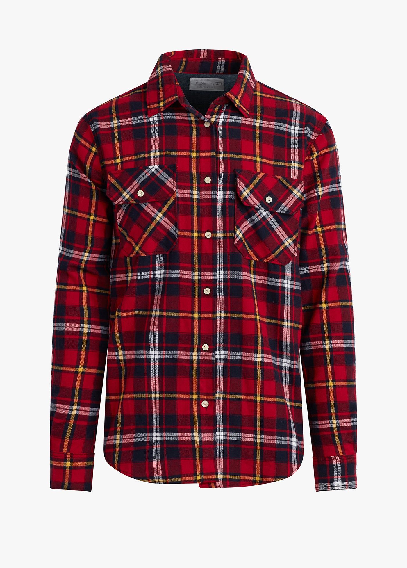 THE SHIRT BRUSHED RED UNISEX FLANNEL sold by Joe's Jeans