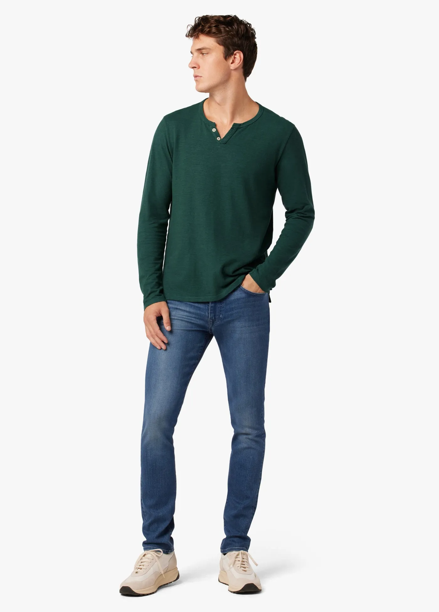 WINTZ L/S HEMP HENLEY sold by Joe's Jeans product image thumbnail 5