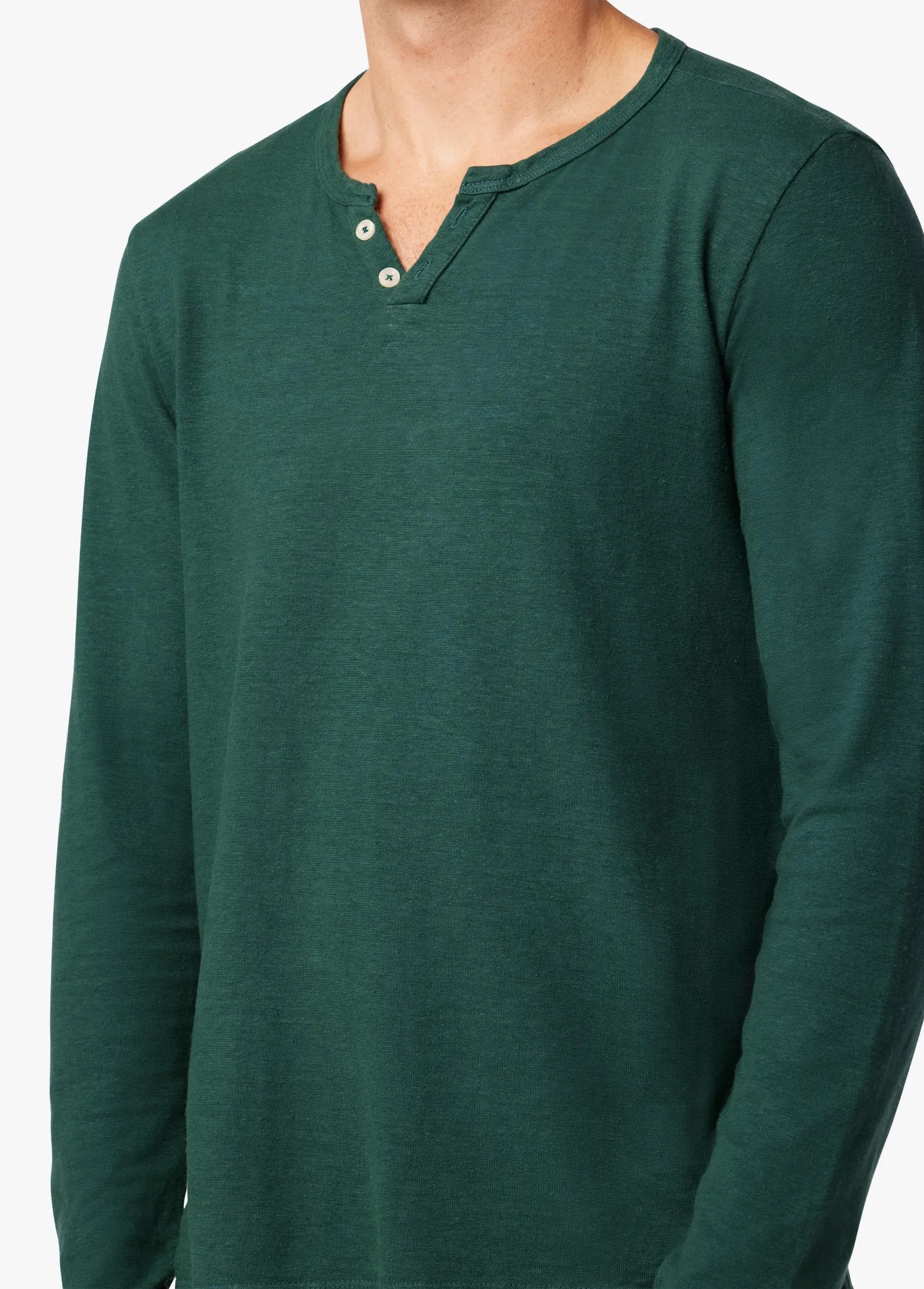 WINTZ L/S HEMP HENLEY sold by Joe's Jeans product image thumbnail 4
