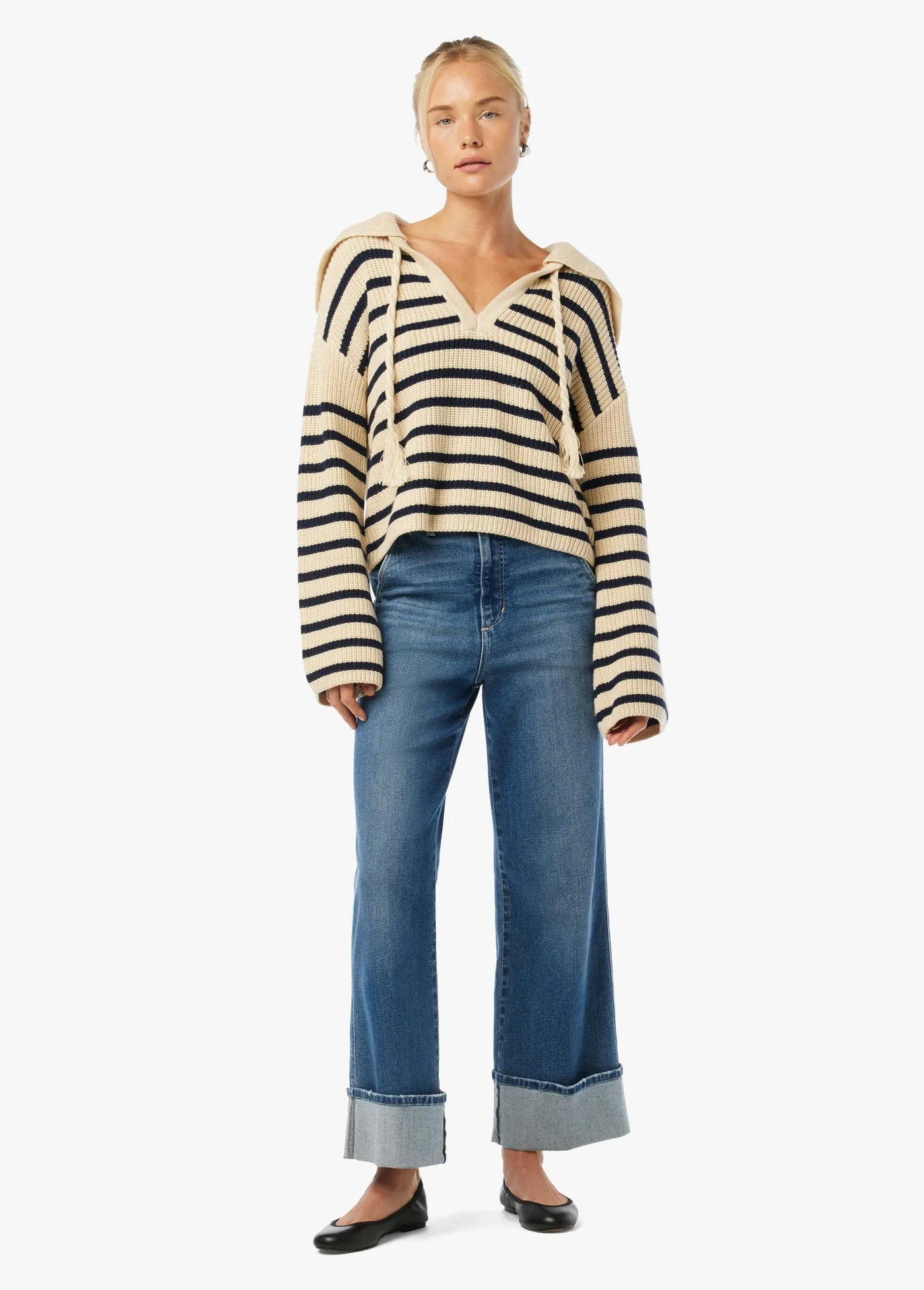 THE SLOANE POPOVER SWEATER sold by Joe's Jeans product image thumbnail 5