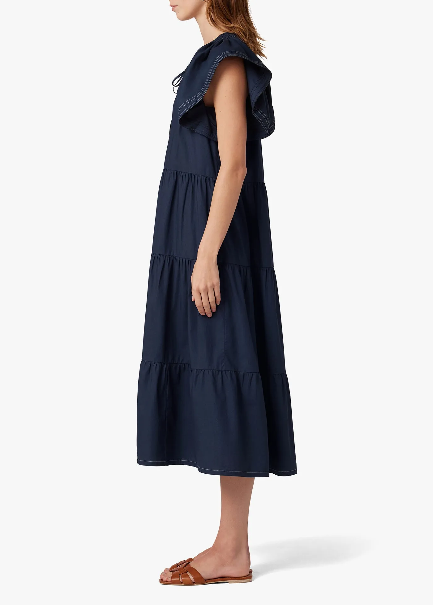 PORTIA FLUTTER SLEEVE DRESS sold by Joe's Jeans product image thumbnail 2
