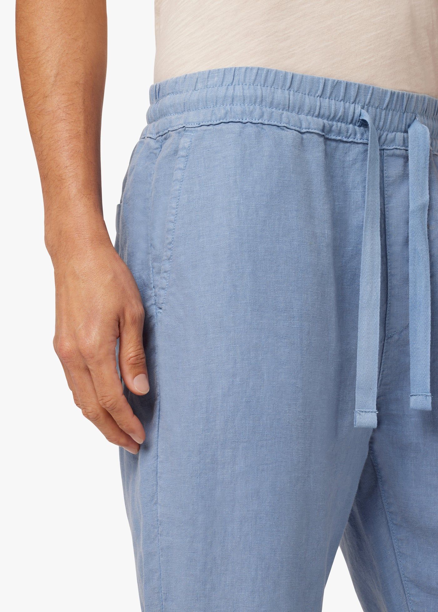 LINEN DRAWSTRING TROUSERS sold by Joe's Jeans product image thumbnail 4